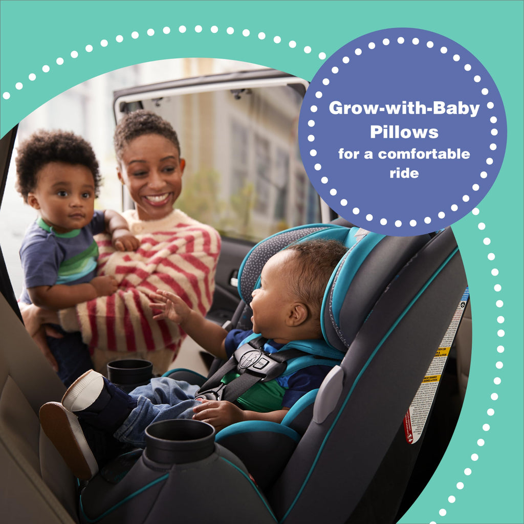 Convertible Car Seat, Rear Facing 5-40 pounds, Forward Facing 30-65 pounds, Booster 40-100 lbs Q492315