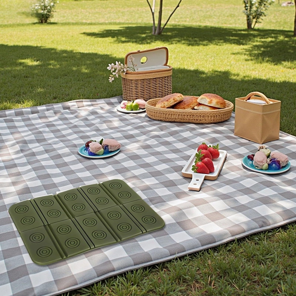 2 Pcs Waterproof Folding Foam Camping Mats K82223