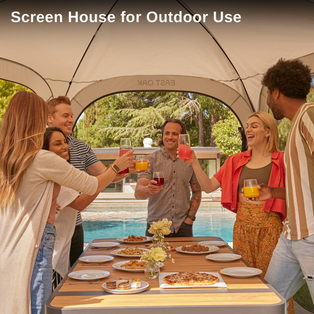 Pop-Up Screen House Tent 12 x 12 FT with Carry Bag K797015
