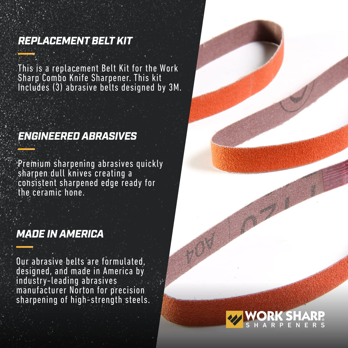 Knife Sharpener Replacement Belt Kit A702065