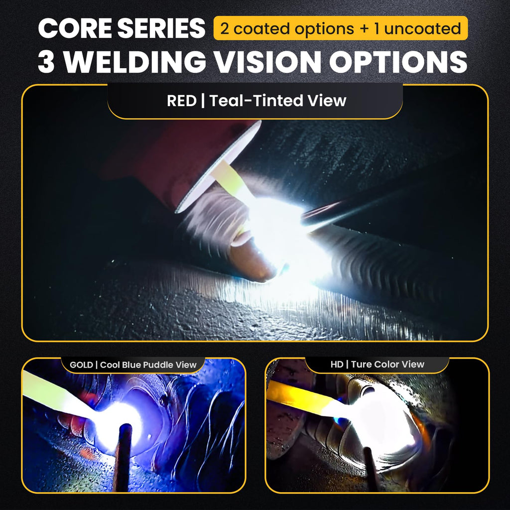 Red Shade 5-13 Auto Darkening Welding Lens 2x4-1/4 R896