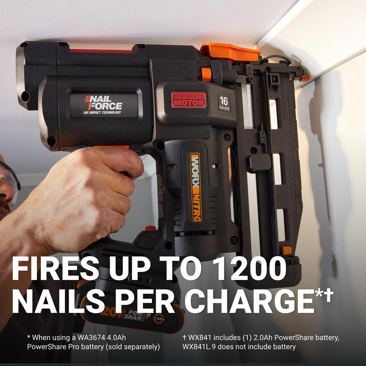20V 16GA Cordless Finish Nailer Q3047