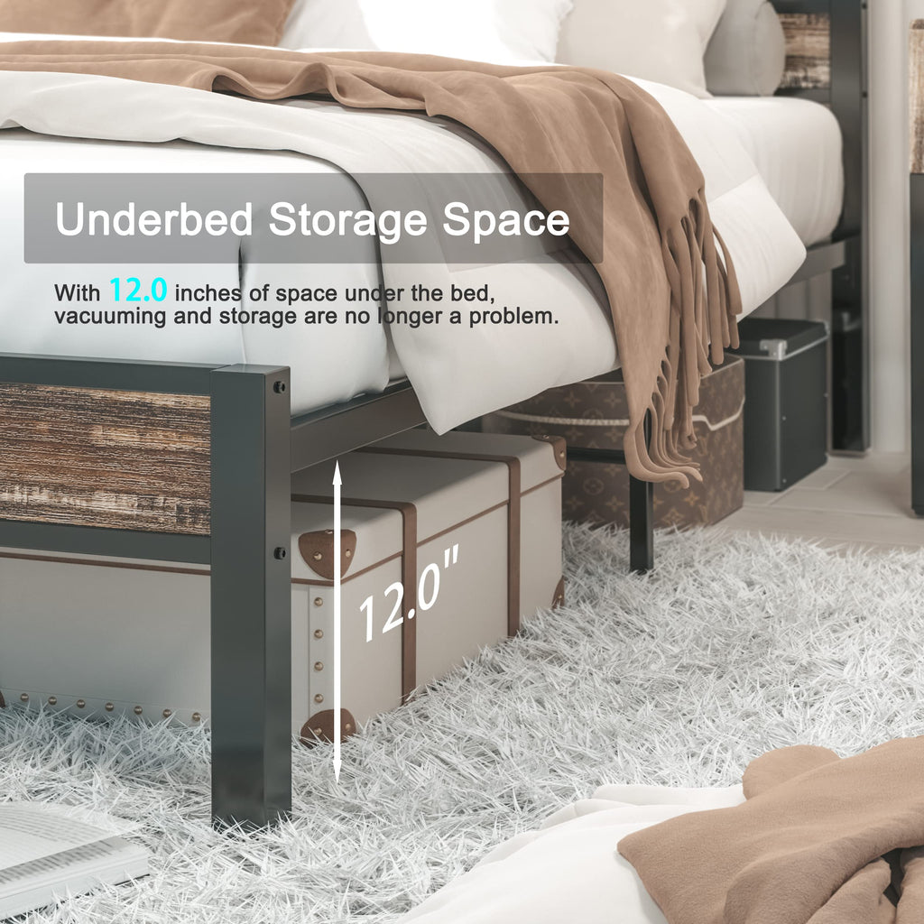 California King Bed Frame with Headboard Q938427