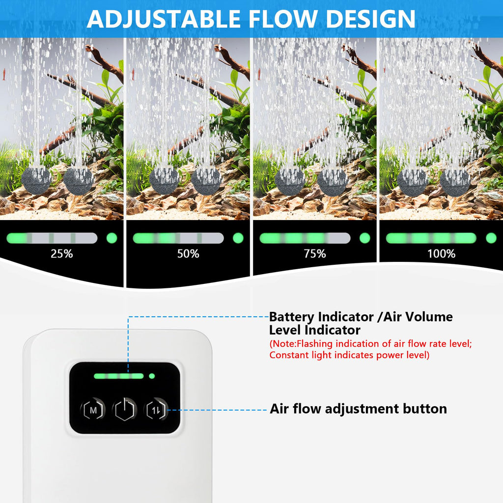 Aquarium Air Pump Magnetic Glass Cleaner F4300