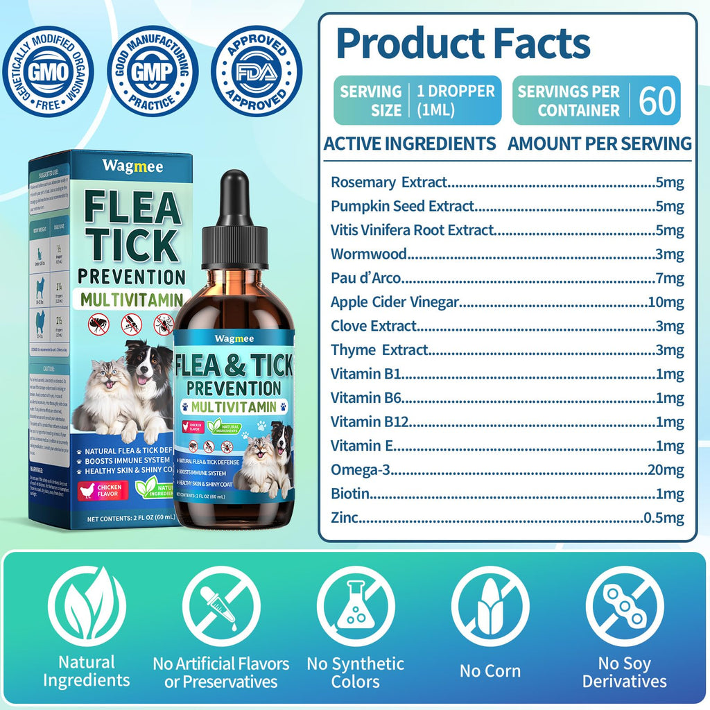 Flea and Tick Prevention for Dogs & Cats Q2078