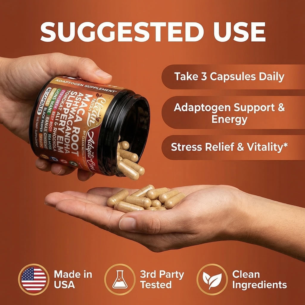 Organic Maca Root Capsules 90 Pills G121