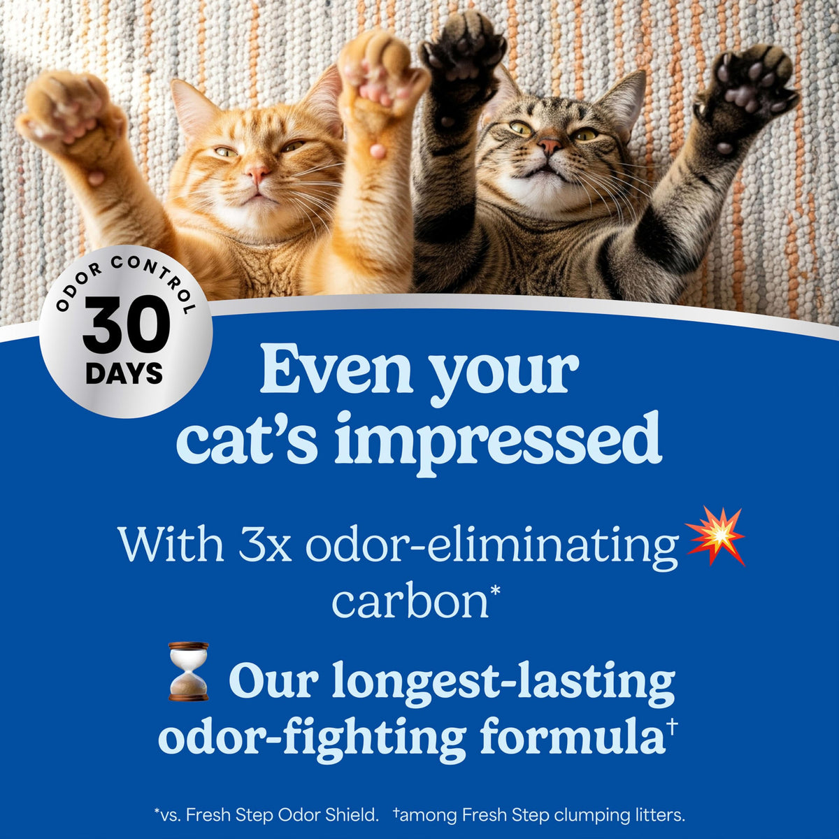 Clumping Multi Cat Litter with Carbon, 22 lb. Q8389