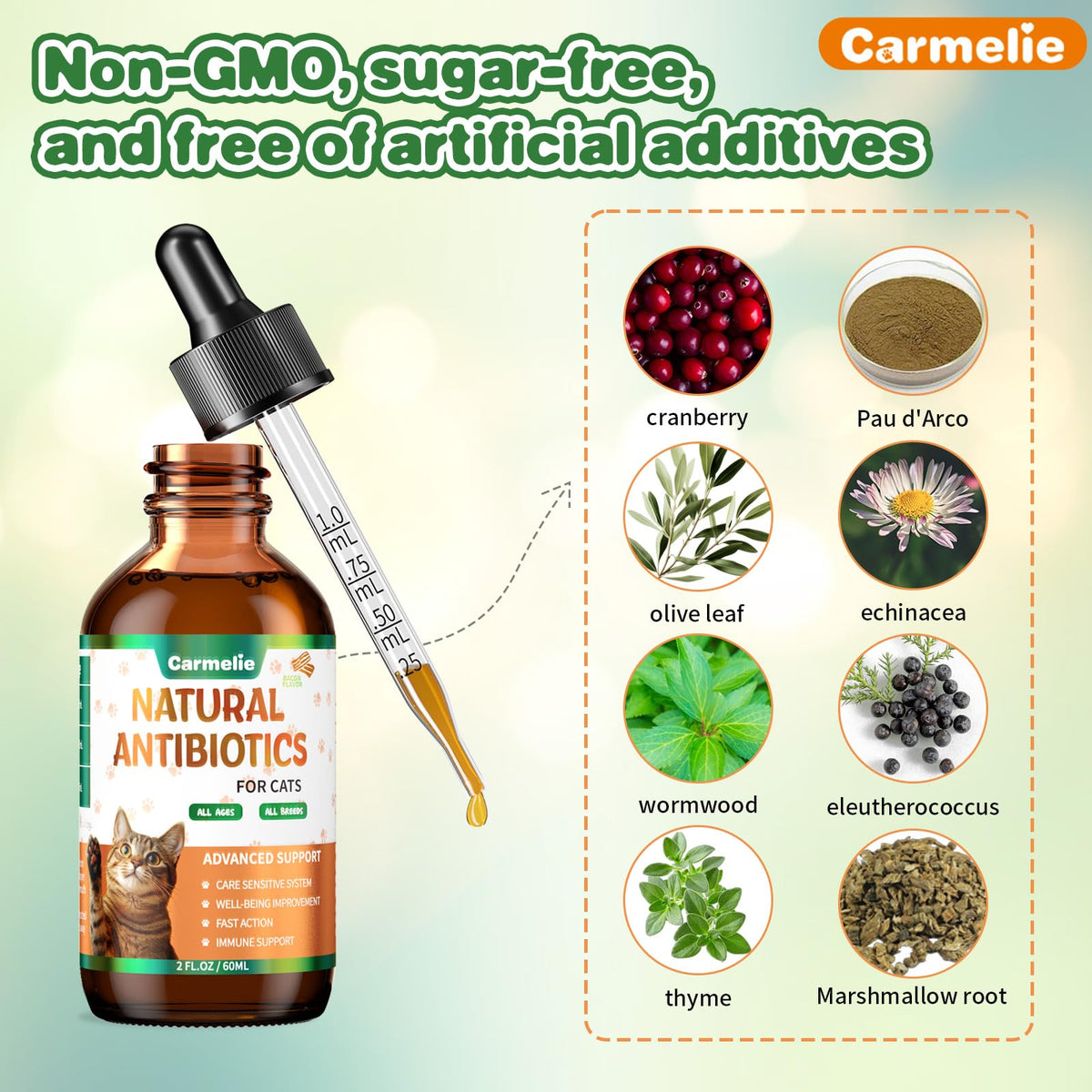 2 fl oz Natural Antibiotics for Cats R742044
