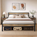 California King Bed Frame with Headboard Q938427