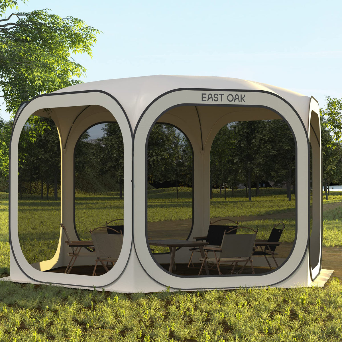 Pop-Up Screen House Tent 12 x 12 FT with Carry Bag K797015
