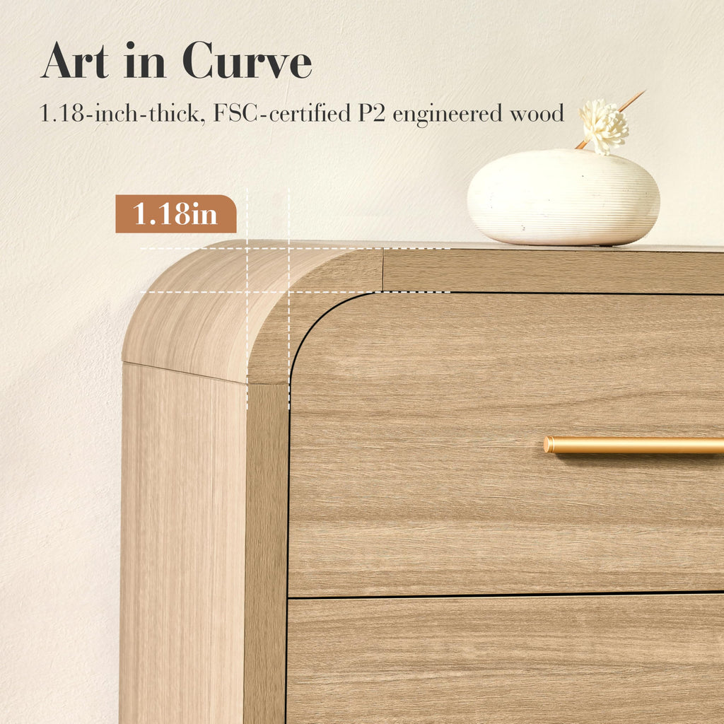 Gray Oak 9 Drawer Dresser C8151