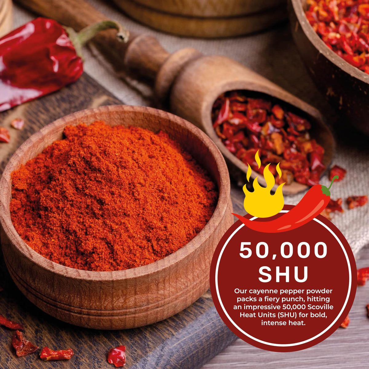 Cayenne Pepper Powder 5 LBS Gluten Free S947