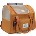 Brown Expandable Cat Backpack H324179